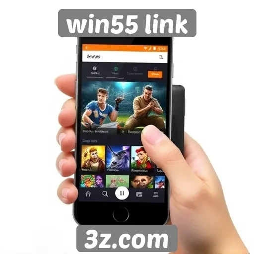 Funcionalidade do aplicativo win55 link para dispositivos móveis